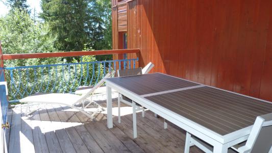 Vacaciones en montaña Apartamento cabina 4 piezas para 8 personas (102) - Résidence l'Aiguille des Glaciers - Les Arcs - Balcón