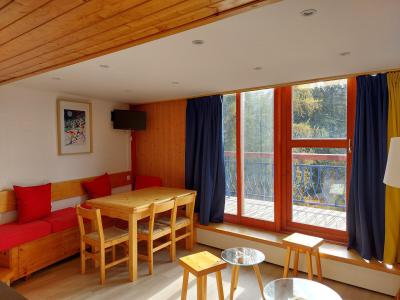 Vakantie in de bergen Appartement 4 kamers 10 personen (416) - Résidence l'Aiguille Grive Bât I - Les Arcs - Woonkamer