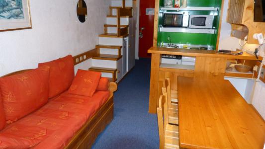 Vakantie in de bergen Appartement 2 kamers 5 personen (213) - Résidence l'Aiguille Grive Bât II - Les Arcs - Woonkamer