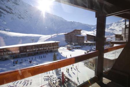 Holiday in mountain resort Studio cabin 4 people (504) - Résidence l'Aiguille Rouge - Les Arcs - Balcony