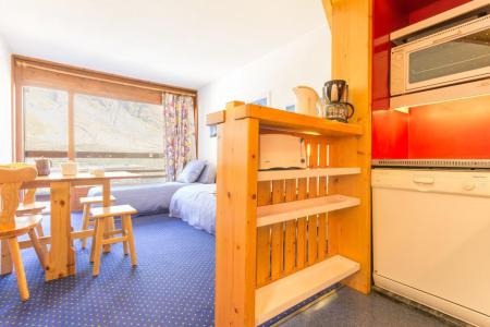 Vakantie in de bergen Studio cabine 4 personen (418) - Résidence l'Aiguille Rouge - Les Arcs - Woonkamer