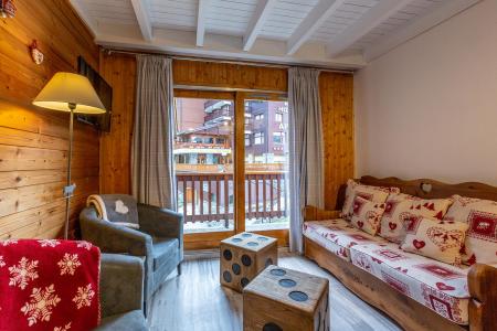 Vakantie in de bergen Appartement duplex 3 kamers 6 personen (E01) - Résidence l'Alpinéa - Méribel-Mottaret - Woonkamer