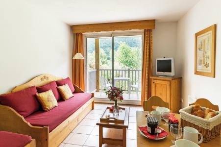 Urlaub in den Bergen Résidence l'Ardoisière - Saint Lary Soulan - Kleines Wohnzimmer