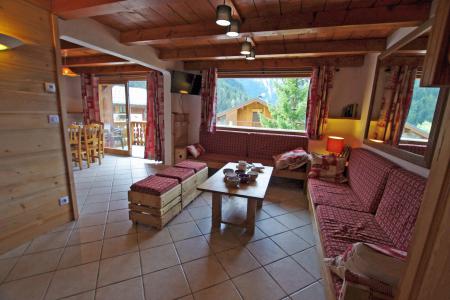 Vakantie in de bergen Appartement triplex 6 kamers 12 personen (002CH) - Résidence l'Echayer - Champagny-en-Vanoise - Woonkamer