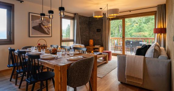 Urlaub in den Bergen Résidence L'Ecrin d'Argent - Valmorel - Wohnzimmer