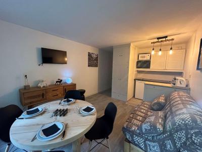 Vakantie in de bergen Studio 3 personen (010) - Résidence l'Edelweiss - Méribel - Woonkamer