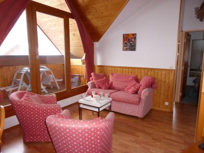 Vakantie in de bergen Appartement 3 kamers 4 personen (CT834) - Résidence l'Enclave - Les Contamines-Montjoie - Woonkamer