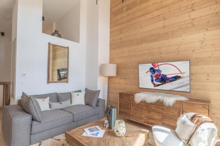 Vakantie in de bergen Appartement triplex 4 kamers 6 personen (E32) - Résidence l'Expression - Alpe d'Huez - Woonkamer