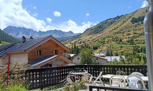 Rent in ski resort 1 room apartment 6 people (Budget 25m²-1) - Résidence L'Hostellerie - MH - Vars - Balcony