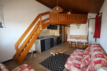 Vakantie in de bergen Studio mezzanine 5 personen (12) - Résidence l'Isba - Les Saisies - Woonkamer