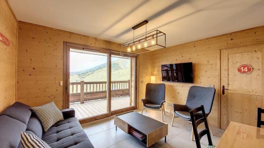 Urlaub in den Bergen 4-Zimmer-Berghütte für 6 Personen (102C) - Résidence l'Odyssée - La Toussuire - Wohnzimmer