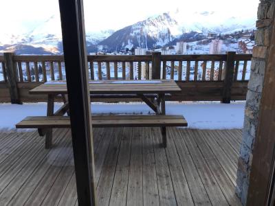 Vacanze in montagna Appartamento 3 stanze con alcova per 6 persone (RJ02E) - Résidence l'Odyssée - La Toussuire - Balcone