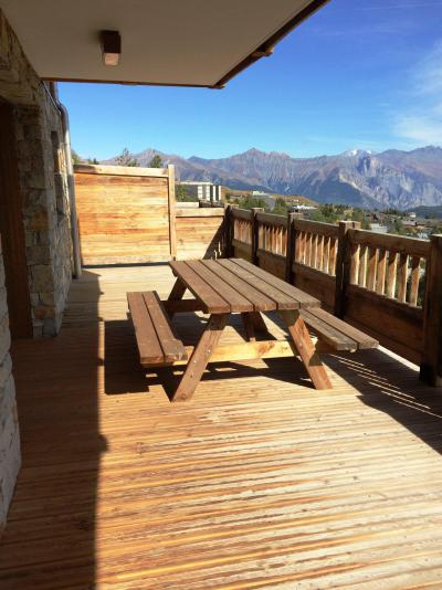 Vacanze in montagna Appartamento 3 stanze con alcova per 6 persone (RJ02E) - Résidence l'Odyssée - La Toussuire - Terrazza