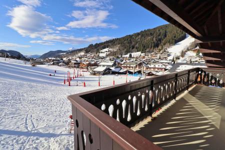 Urlaub in den Bergen 3-Zimmer-Appartment für 7 Personen - Résidence l'Orée des Pistes - Les Gets - Terrasse