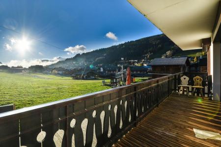 Ski verhuur Appartement 2 kamers 6 personen - Résidence l'Orée des Pistes - Les Gets - Buiten zomer