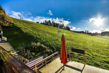 Vacances en montagne Appartement 2 pièces 6 personnes - Résidence l'Orée des Pistes - Les Gets - Extérieur été