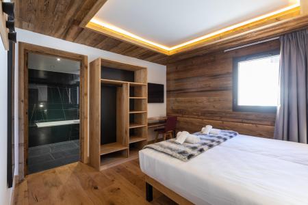 Urlaub in den Bergen 6-Zimmer-Holzhütte für 15 Personen (4) - Résidence l'Orée du Bois - La Rosière - Schlafzimmer