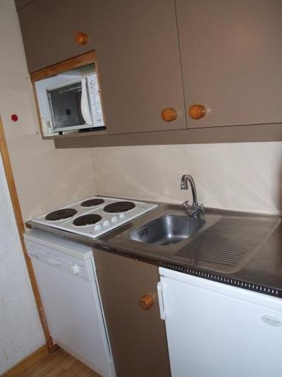 Vacances en montagne Studio cabine 4 personnes (10) - Résidence l'Orsière - Val Thorens - Kitchenette