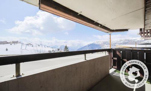 Ski verhuur Studio 5 personen (Confort 22m²-1) - Résidence l'Ours Blanc - MH - Alpe d'Huez - Balkon