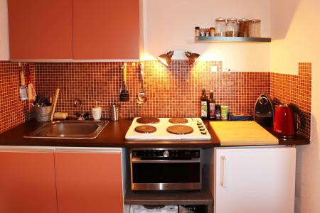 Holiday in mountain resort 2 room apartment sleeping corner 6 people (250) - Résidence l'Oustal - Les Orres - Kitchenette