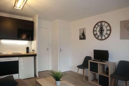 Vakantie in de bergen Studio bergnis 6 personen (256) - Résidence l'Oustal - Les Orres - Woonkamer