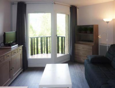 Urlaub in den Bergen Studio Schlafnische 4 Personen (247) - Résidence l'Oustal - Les Orres - Wohnzimmer