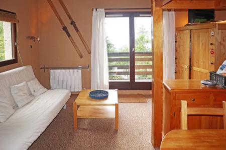 Holiday in mountain resort Studio sleeping corner 6 people (249) - Résidence l'Oustal - Les Orres - Living room