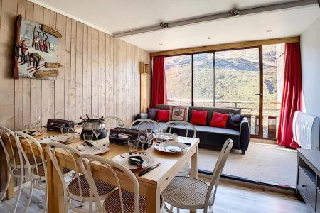 Holiday in mountain resort 4 room apartment 8 people (45) - Résidence la Biellaz - Les Menuires - Living room