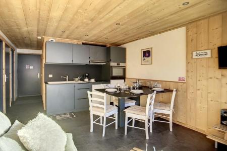 Vakantie in de bergen Appartement 2 kamers 4 personen (014) - Résidence la Biellaz - Les Menuires - Woonkamer