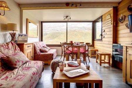 Holiday in mountain resort Studio sleeping corner 4 people (54) - Résidence la Biellaz - Les Menuires - Living room