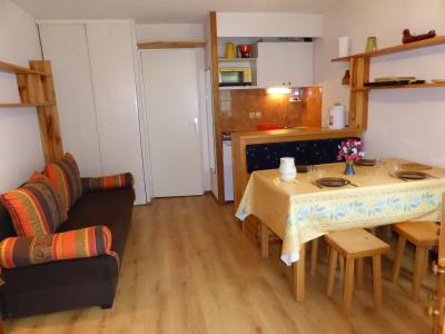 Vakantie in de bergen Studio cabine 4 personen (B66) - Résidence la Borgia - Les Contamines-Montjoie - Woonkamer