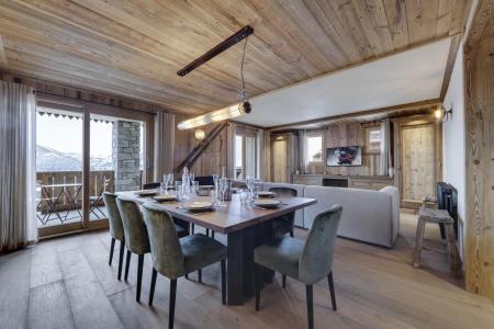 Wakacje w górach Apartament 4 pokojowy 8 osób (202) - Résidence la Charpenterie - La Rosière - Jadalnia