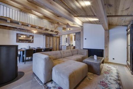 Vakantie in de bergen Appartement 5 kamers 10 personen (301) - Résidence la Charpenterie - La Rosière - Woonkamer