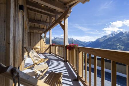 Urlaub in den Bergen Wohnung 4 Mezzanine Zimmer 6 Leute (302) - Résidence la Charpenterie - La Rosière - Balkon