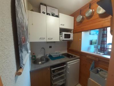 Urlaub in den Bergen Studio Schlafnische 3 Personen (9) - Résidence la Chaviere - Valfréjus - Kochnische