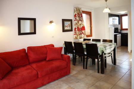 Holiday in mountain resort 3 room duplex apartment 6 people (1016) - Résidence la Combe d'Or - Les Orres - Living room