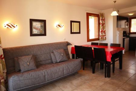 Holiday in mountain resort 3 room duplex apartment 6 people (1030) - Résidence la Combe d'Or - Les Orres - Living room