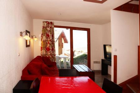 Holiday in mountain resort 3 room duplex apartment 7 people (1003) - Résidence la Combe d'Or - Les Orres - Living room