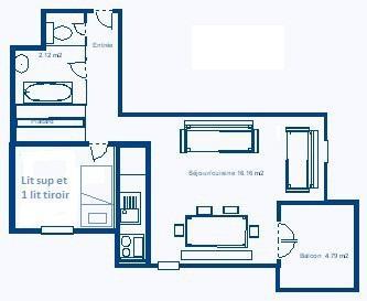 Vacanze in montagna Appartamento 2 stanze per 5 persone (105) - Résidence La Corniche - Aussois - Mappa