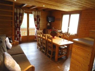 Holiday in mountain resort 4 room duplex apartment cabin 6 people (1652) - Résidence la Duche - Le Grand Bornand - Living room