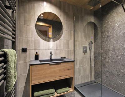 Vacaciones en montaña Apartamento cabina para 2 personas (102) - Résidence la Duche - Le Grand Bornand - Cuarto de baño