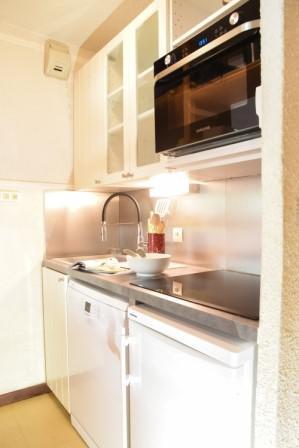 Vacaciones en montaña Apartamento dúplex 3 piezas 6 personas (B40) - Résidence la Ferme d'Augustin - Montgenèvre - Kitchenette