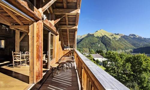 Аренда на лыжном курорте Résidence La Ferme De Marie - Morzine - летом под открытым небом