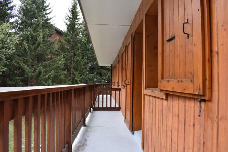 Urlaub in den Bergen 2-Zimmer-Appartment für 4 Personen (30) - Résidence la Forêt - Méribel - Terrasse