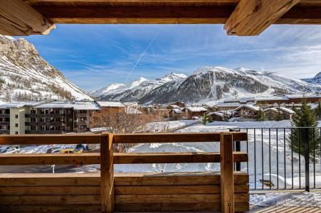 Urlaub in den Bergen 4-Zimmer-Appartment für 9 Personen (THE VIEW) - Résidence la Forêt - Val d'Isère - Balkon