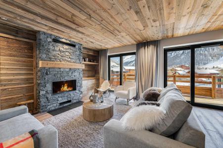 Urlaub in den Bergen 5-Zimmer-Appartment für 8 Personen (THE VIEW) - Résidence la Forêt - Val d'Isère - Kamin