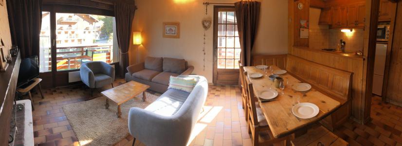 Vakantie in de bergen Appartement 3 kamers 6 personen (4) - Résidence la Gélinotte - Saint Gervais - Woonkamer