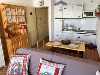 Vakantie in de bergen Studio 4 personen (42) - Résidence la Loubatière - Montgenèvre - Open keuken