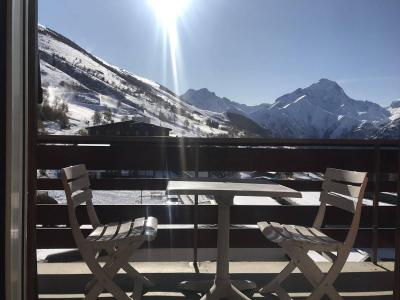 Vacances en montagne Studio coin montagne 4 personnes (223) - Résidence la Meije - Les 2 Alpes - Terrasse