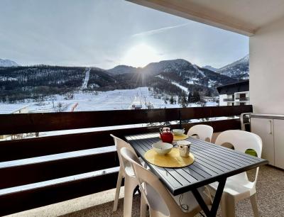 Holiday in mountain resort Studio sleeping corner 4 people (150-0400) - Résidence La Meije - Serre Chevalier - Balcony